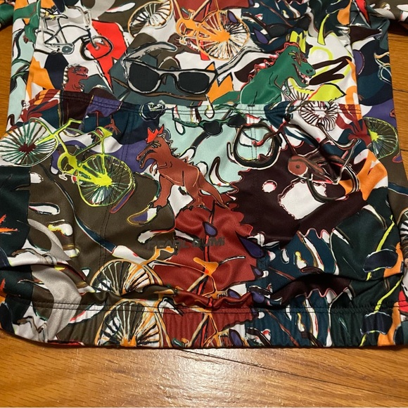 Pearl Izumi Multicolor Pop Art Graphic Kid’s Cycling Jersey Small Back Pockets - Picture 6 of 8
